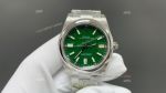 Clean Factory Rolex Oyster Perpetual 3230 Green Face Watch 